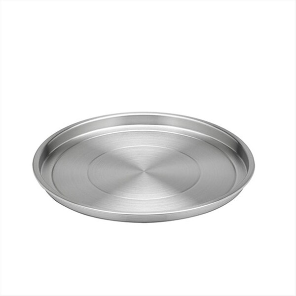 Sharptools Brushed 12 Inch Stainless Steel Round Tray SH88603 - main